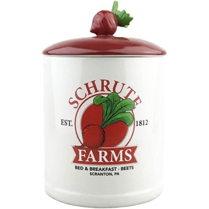 Silver Buffalo The Office Schrute Farms Est. 1812 Ceramic Cookie Jar - 1 of 4