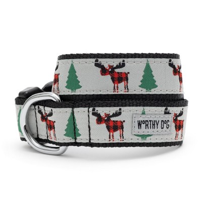 The Worthy Dog Buffalo Moose Adjustable Dog Collar