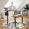 Fontoi Desks, Standing Computer Desk with Splice Board, Home Office Desk with Adjustable Height, Brown, 48"*24"*27.5" - 4 of 4