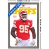 Trends International NFL Kansas City Chiefs - Chris Jones Feature Series 25 Framed Wall Poster Prints - 3 of 4