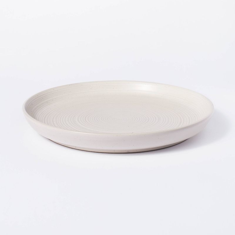12&#34; Stoneware Round Serving Platter Cream - Threshold&#8482; designed with Studio McGee, 1 of 5