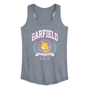 Women's - Garfield - Collegiate Graphic Racerback Tank - 1 of 4