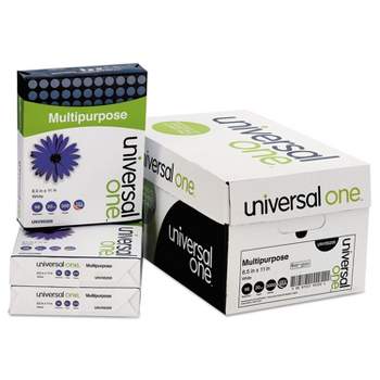 Universal Multipurpose Paper 98 Brightness 20lb 8-1/2 x 11 Bright White 5000 Shts/Ctn 95200