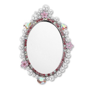 Unique Bargains Faux Pearl Mirror Phone Case Decoration 1 Pc - 1 of 4