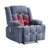 Large Recliner Chair with Massage & Heat, Comfy Sofa Chair with 3 Positions, Side & Front Pockets, 2 Cup Holders, for Living Room, Bedroom - 4 of 4