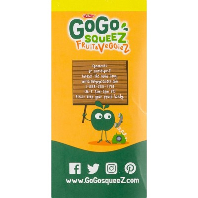 GoGo SqueeZ Variety Fruit and Veggies Applesauce On-The-Go Pouch - 38.4oz