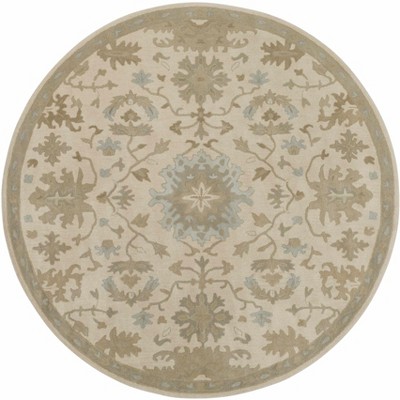 Hauteloom Hazen 1197 Hand Tufted Light Beige Wool Rug