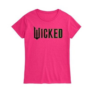 Women's - Wicked - Theatrical Rainbow Logo Short Sleeve Graphic T-Shirt - 1 of 3