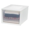 IRIS 3pk Plastic Storage Drawer White - image 2 of 4