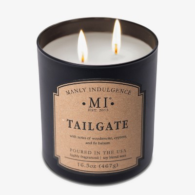 16.5oz Black Soy Scented Jar Candle with Lid