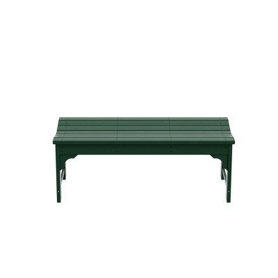 WestinTrends  Backless All-Weather Outdoor Bench for Patio Garden