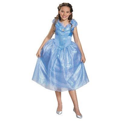 Girls' Cinderella Costume - Size 10-12 - Blue : Target
