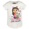 Dreamworks Gabby's Dollhouse Pandy Paws Girls 3 Pack T-Shirts Toddler to Little Kid - 4 of 4