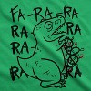 Mens Fa Ra Ra Ra Ra Trex Christmas Lights Funny Holiday Dinosaur T shirt - Crazy Dog Men's T Shirt - 2 of 4