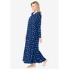 Dreams & Co. Women's Plus Size Long-Sleeve Gown - 4 of 4