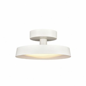 Elk Home Nancy 1 - Light Semi-Flush Mount in  Matte White - 1 of 4