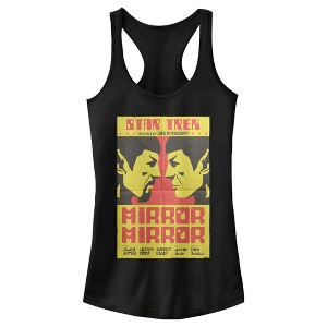 Juniors Womens Star Trek: The Original Series Mirror Mirror S2 Episode 4 Poster Racerback Tank Top - 1 of 4