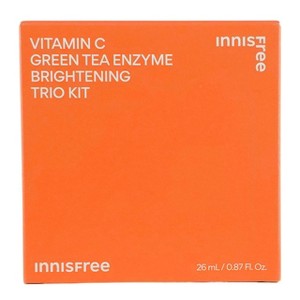InnisFree Vitamin C Green Tea Enzyme Brightening Tro Kit - 0.87 oz - The dual-power Vitamin C trio for your clearest, brightest skin yet - 1 of 4