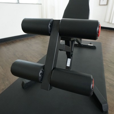 Power Zone Adjustable Black Utility Weight Bench with Eco Foam