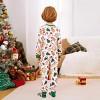 PATPAT Matching Family Pajamas Xmas Christmas Element Print Xmas Holiday PJs Green - 3 of 4