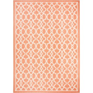 Courtyard Eeaufort CY6071 UV & Stain Resistant Non-Shedding Power Loomed Indoor/Outdoor Rugs - Safavieh - 1 of 4