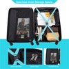 BEAFUP 3 Piece Luggage Sets ABS Lightweight Suitcase with Two Hooks, Spinner Wheels, TSA Lock, (20/24/28) - 4 of 4