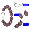Unique Bargains Stainless Steel Indoor Outdoor Durable Flag Pole Beaded Retainer Ring 1 Pc - 3 of 4