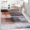 Abstract Patchwork Modern Color Block Washable Indoor Area Rug or Runner by Blue Nile Mills - 2 of 4