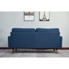 Linen Sofa Modern Couch Comfy Loveseat with Wooden Legs for Living Room, Bedroom, Office - 4 of 4