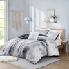 Elegant Tie Dye Print Microfiber Comforter Set, All Season Home Textile fits Colorful Lux Bedroom Decor - image 3 of 4