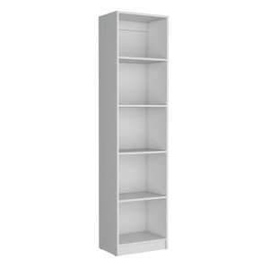 SEVOBAL Decorative Bookshelf Shelves on Sale Slim Vertical Bookcase Large Bookshelf Librero for Living Room, White, 11.7"*17.7"*72" - 1 of 4