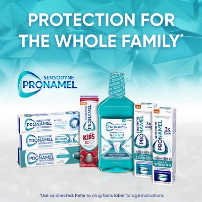 Sensodyne Pronamel Fluoride Intensive Enamel Repair Whitening Toothpaste - Arctic Breeze - 3.4oz/4pk: Potassium Nitrate, 0.17% Strength