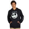 Seven Times Six Disney The Nightmare Before Christmas NBC Hoodie Men's Jack Sweatshirt Black - 2 of 4