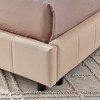 Lyngins Mid-Century Full Daybed Frame, Velvet Upholstered Sofa Bed Frame, Sturdy Eucalyptus Wood, Beds with Headboards, for Bedroom & Living Room - 2 of 4