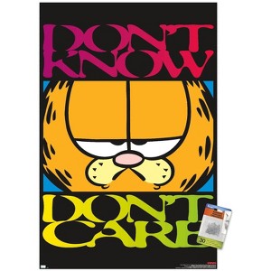 Trends International Garfield - Don't Care Unframed Wall Poster Prints - 1 of 4