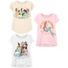 Disney Disney Princess Girls T-Shirt (Sets) Jasmine Ariel Tiana Snow White Belle Rapunzel Cinderella Mulan Aurora Moana Clothes - 2 of 4