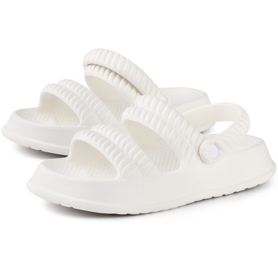 Allegra K Women's Two-Way Wear Light Weight Slingback Flat Sandals