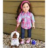 Sophia’s Tan Plush Kitten and Accessories Set for 18" Dolls, Multicolor - 3 of 4