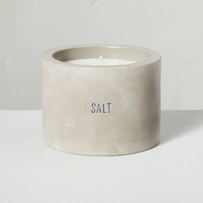 5oz Salt Soy Blend Mini Cement Candle - Hearth & Hand™ with Magnolia