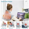 Heating Pad for Neck and Shoulders and Back,Vibrating Heating Pad for Back,Heating Pad with Massager, 22"x19",2 Heat Levels+4 Massage Modes - 4 of 4