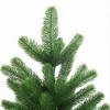 vidaXL Christmas Tree Green Polyethylene, Steel, Plastic 59.1 in - 7 x 3 ft with LEDs & White/Grey Balls - 3 of 4