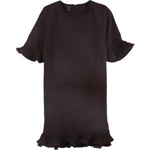 Alfani Womens Pleated Flounce Dress - 1 of 1
