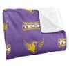 Tennessee Technological University Logo Pattern Silky Touch Blanket White 50x60 - 3 of 4