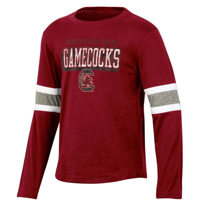 NCAA South Carolina Gamecocks Boys&#39; Long Sleeve T-Shirt, 1 of 4