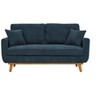 TiramisuBest Mid-Century Corduroy Sofa,Blue - 2 of 4