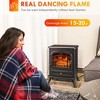 NAYSAYE Indoor Fireplace Freestanding Stove Classic Style for Living Room , Black, 16.3"*11"*21.5" - 4 of 4