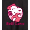 Boys' - Peanuts - Self Love Belle Graphic Long Sleeve Fleece Sweatshirt - 2 of 4