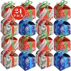 PREXTEX Assorted Christmas Gift Boxes for Presents-Pack of 24,Multicolored - image 2 of 4