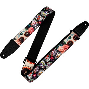 Levy's 2" Polyester Calaca Guitar Strap - 1 of 3