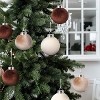 25 Pack Christmas Tree Decorations,2.36 Inch (6 cm) Velvet Ball Ornaments Shatterproof Plastic Decorations for Xmas Tree Home Holiday Party Christmas - 4 of 4